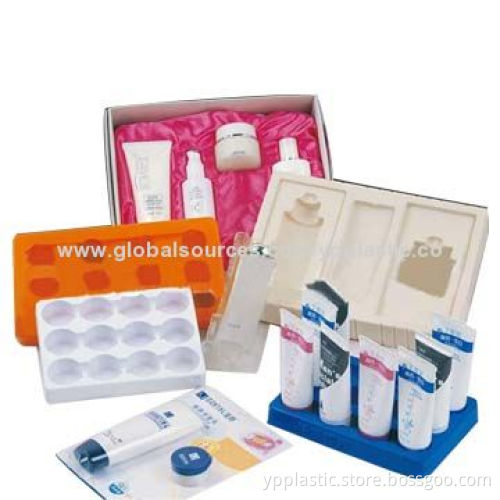 Cosmetic packaging, 15 Years Manufacturer,PVC/PS flocking/glossy material available